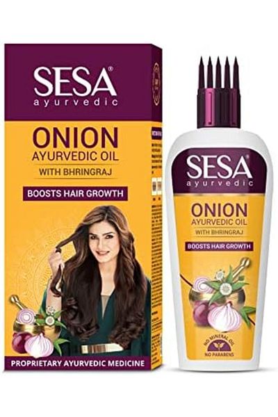 SESA Onion Ayurvedic Hair Oil with Bhringraj, 100ml