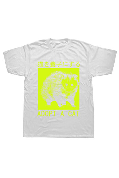 Tarzsokak White One Cat Opossum acceptă cadouri de ziua de naștere în stil gr...