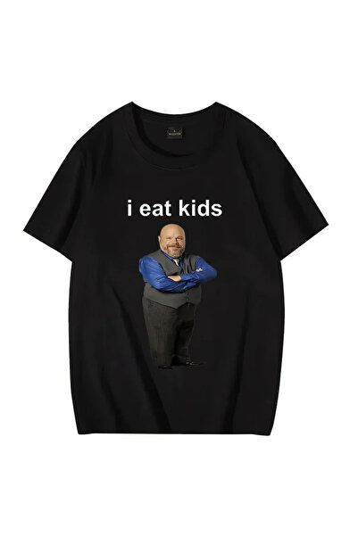 Tarzsokak Black I Eat Kids Graphic Bertram Eats Streetwear Erk