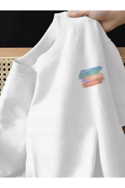 Tarzsokak ملابس جمالية ذات طباعة مستديرة من ماركة White Summer للقمصان