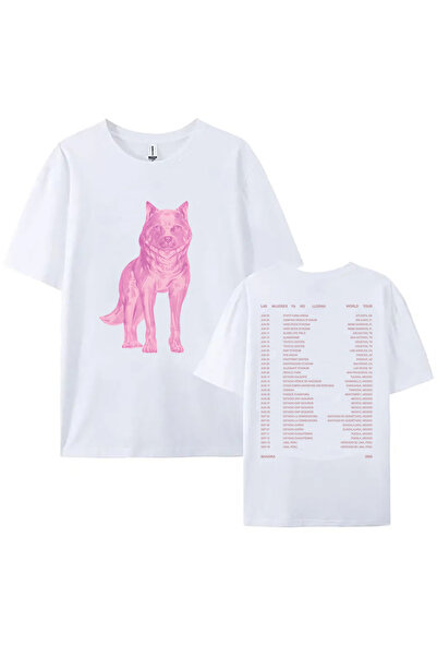 Tarzsokak Tricou alb Isabel Las Mujeres Ya No Lloran World Tour Shakira Singe...