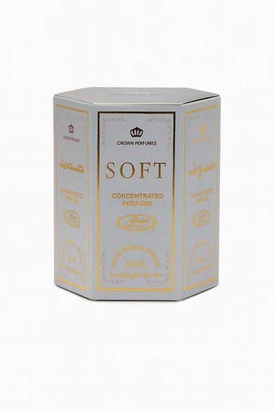 Al Rehab perfumes Al Rehab Soft Concentrated Perfume Roll-On 6ml x 6 Pcs – Long Lasting Alcohol-Free Attar for Men &