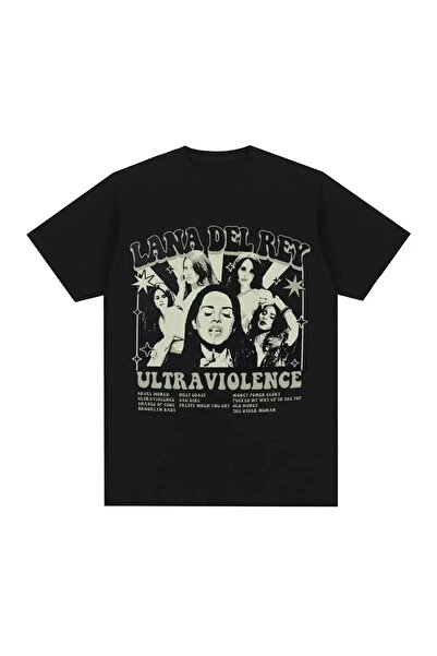 Tarzsokak ملابس الشارع الهيب هوب المطبوعة باللون الأسود للمغنية لانا ديل ري م...