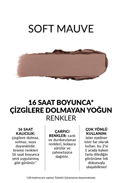 AVON Power Stay Shadow Stick Kalem Far Soft Mauve