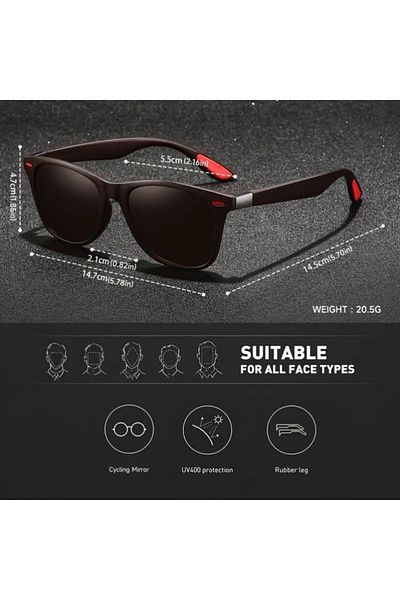 JULIANO 4195 C5 52 Polarized Sunglasses