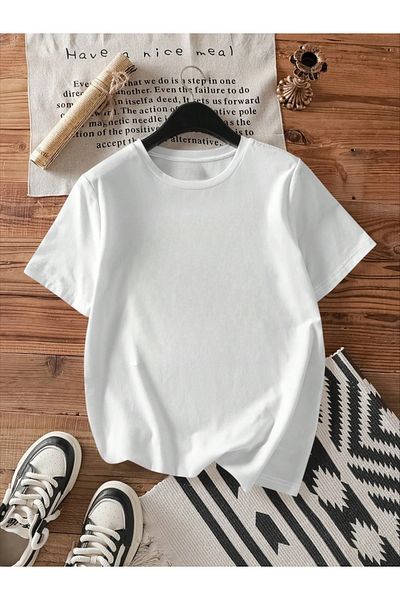 ELNOYA Unisex Black Oversize "Sweet and Cool" Printed Crew Neck Comfortable T-Shirt