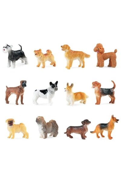 Mixbo Set 5 Figurine Desene Animate, Statui Plastic, 10 cm