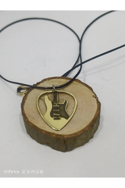 penakolik قلادة جيتار، قلادة على شكل عصا جيتار، قلادة هدية لعازف الجيتار، هدية عيد ميلاد