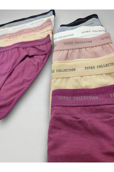 BEYAZTOPTAN 100% Cotton Women's New Collection 12-Piece Perla Bikini