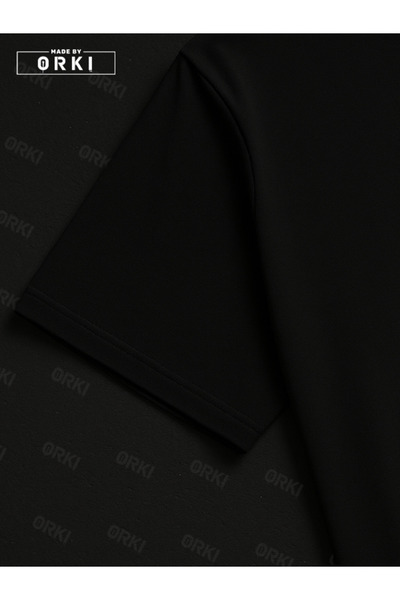 EFFRENATU Orki Trust Issue – Oversize Men's Streetwear Black T-Shirt & White Shorts Set