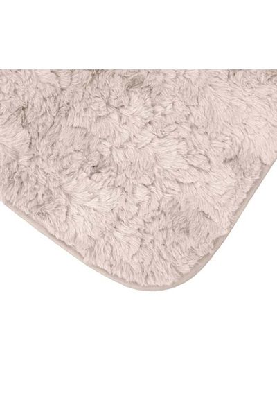 TOPI TOY Covoras pufos, bej ecru, imitatie de blana, 130 x 90 cm
