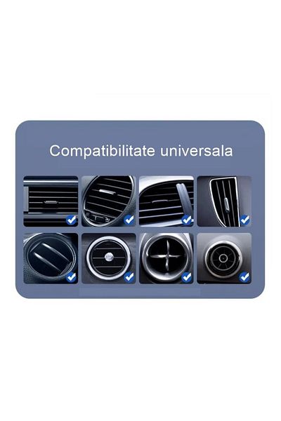 OEM Car Phone Holder Air Vent Mount, Adjustable Fixing Rod, 90 Degree Rotatable