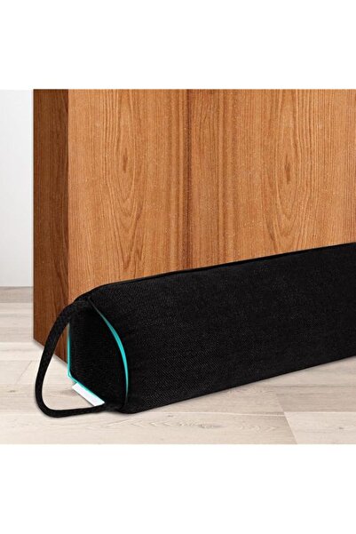 Generic مانع تيار هواء الباب الموزون من مونمن، 92 سم، مثلث أسفل الباب، مانع ل...