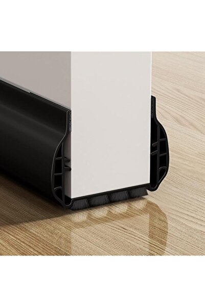 Generic مانع تسرب الهواء أسفل الباب مع فرشاة، عازل قابل للقطع أسفل الباب، مان...