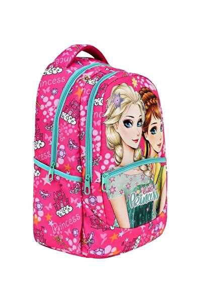 Mojo Bebek حقيبة ظهر ومغذية بنمط مجمد لفتاة موجو رقم 2513 باللون الفوشيا