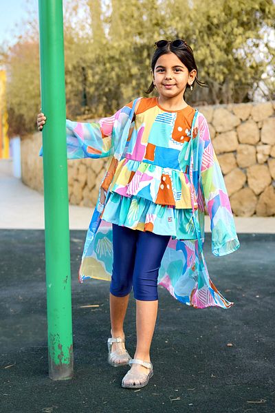 Marina Kimono de vară cu modele ușoare pentru copii – CP2505