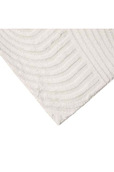 TOPI TOY Covoras pufos, Bej cu model in relief, 150 x 100 cm