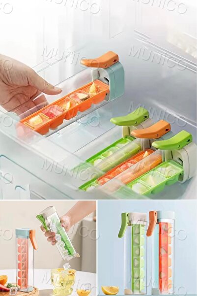 Munico Ice Cube Kokteyl Meyve İçme Kullanımı Için Yeniden Kullanılabilir 6 Iz...
