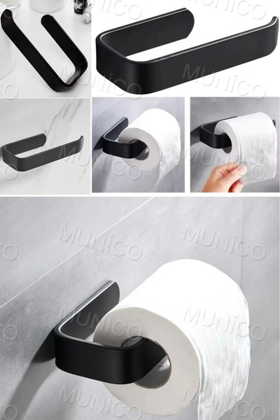 Munico Tuvalet Kağıdı Tutucu Banyo ve Tuvalet için Kolay Montaj Paslanmaz Çelik Rulo Kağıt Tutucu Depolama