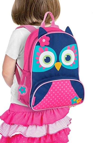 Stephen Joseph حقيبة ظهر على شكل بومة للفتيات 102076 باللون الأزرق