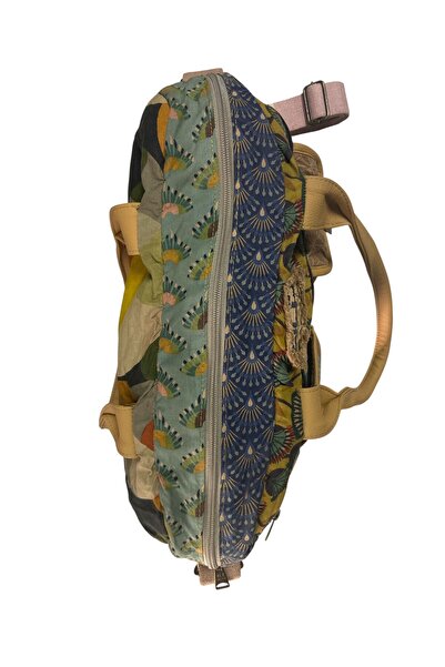 Old Cotton Vintage Casual Multicolor Small Travel Travel Shoulder Handbag 31Cmx44Cm