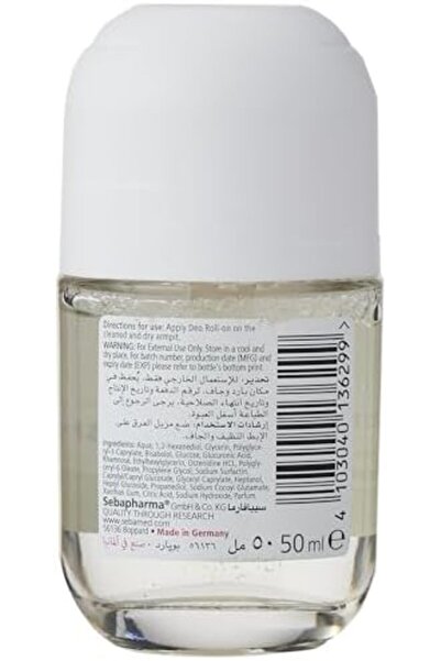 Sebamed Deodorant Roll-on Unisex - 50 ml, Lemon