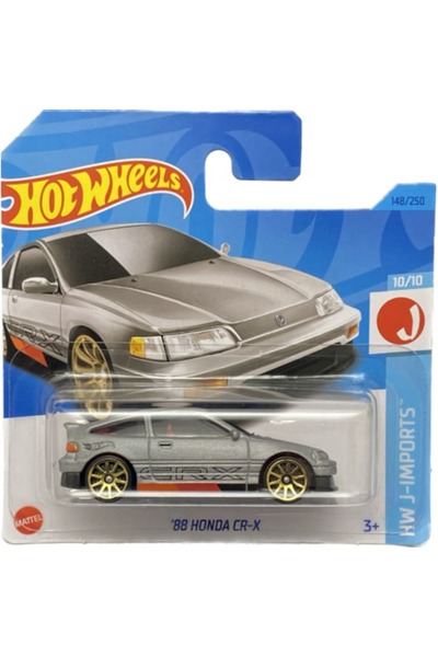 HOT WHEELS Masinuta Hot Wheels, '88 Honda CR-X, Gri, 1:64