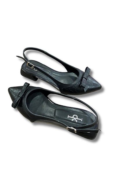 Aldina Nucci Women's Ballerinas with Open Back Bow # 1052