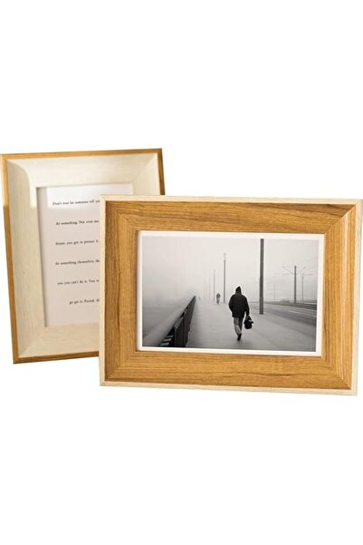 Generic إطار صور من Tengcang مكون من قطعتين مقاس 4 × 6 بوصة من الخشب لعرض سطح...