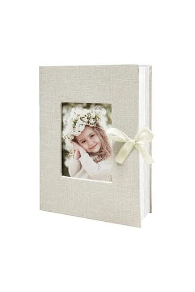 Generic Brand Photo Album 4x6 Photos, 100 Pockets Linen Cover Slip-in Photo B...