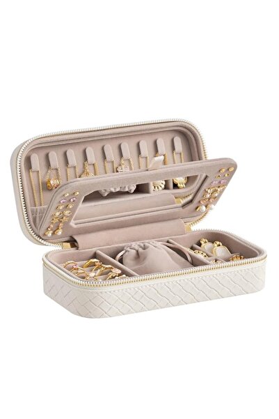 Generic Brand SONGMICS HOME Jewelry Box, White UJBC197W01