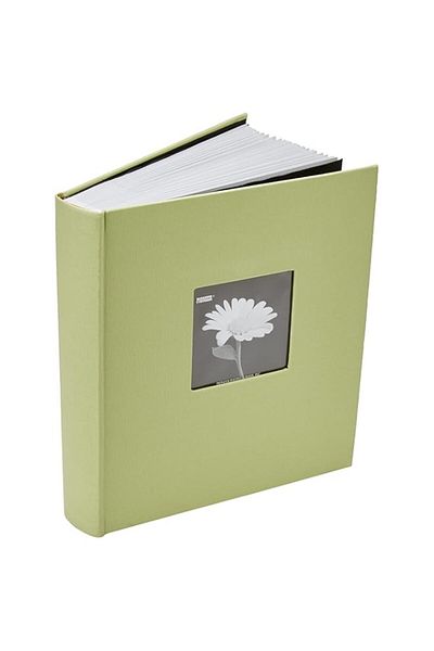 Generic Pioneer Photo Albums Fabric Frame Cover 200 Pockets Hold 5X7 s, Sage Green