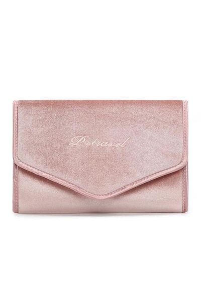 Generic Travel Jewelry Organizer, Fashion Foldable Jewelry Roll Pouch, Foldable Traveling Jewelry Wallet En