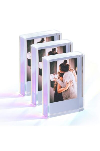Generic إطارات صور فيلمية TERRIFI Instax Mini مقاس 2 × 3، عبوة من 3 إطارات صو...