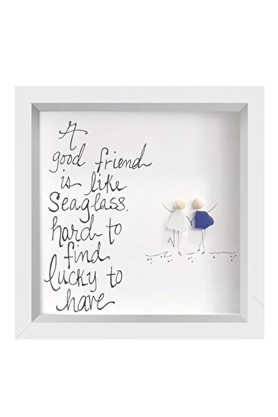 Generic Brand Handmade Sea Glass Art Friendship Kit, Seaglass Wall Art Decor,...