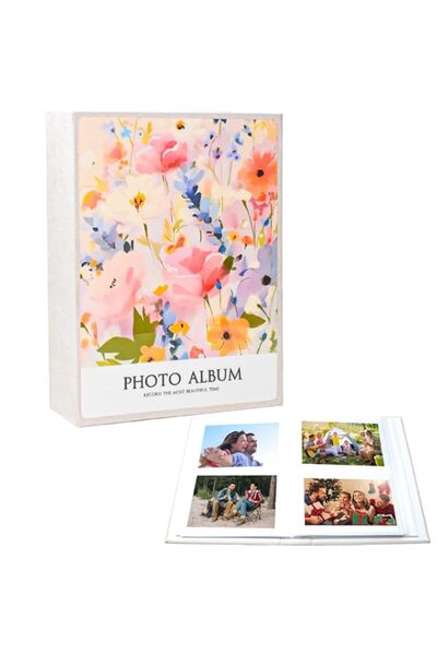 Generic Brand Photo Album 4x6 200 Photos, Clesante Hard Cover with Suede Wrap...