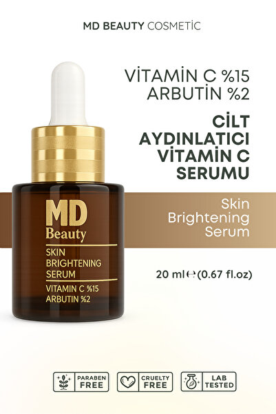 MDBeauty MD Beauty Leke Karşıtı Vitamin C,Arbutinli Cilt Aydınlatıcı Serum
