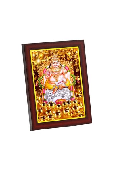 Generic Brand zig zag Lord Kubera,Kuvera,Kuber,Kuberan Small Photo Frame For ...