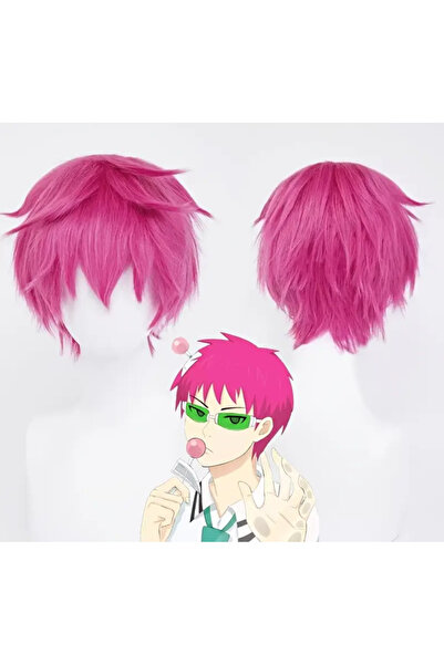 Butic Anime Cosplay Saiki Kusuo Peruk Sentetik Peruk