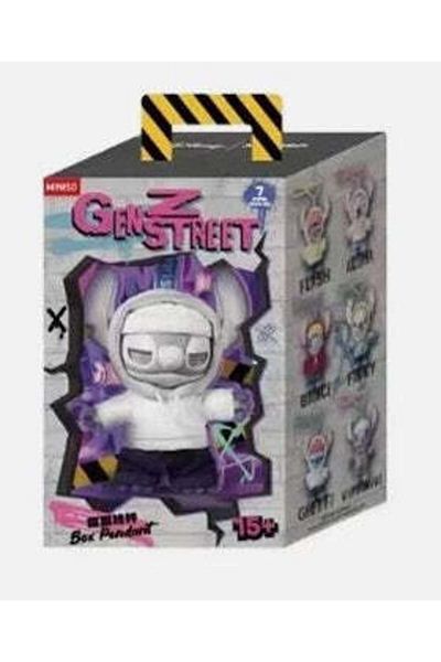 Miniso : Gen Z Street Stitch Vinyl Plush Doll Pendant 1 Pcs Blind Box
