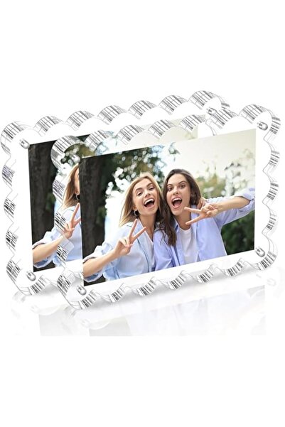 Generic Brand Acrylic Picture Frame,4x6inch Magnetic Picture Frames,Double Si...