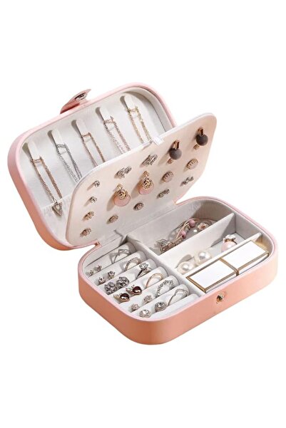 Generic Brand YouBella Jewellery Organiser PU Leather Zipper Portable Storage...