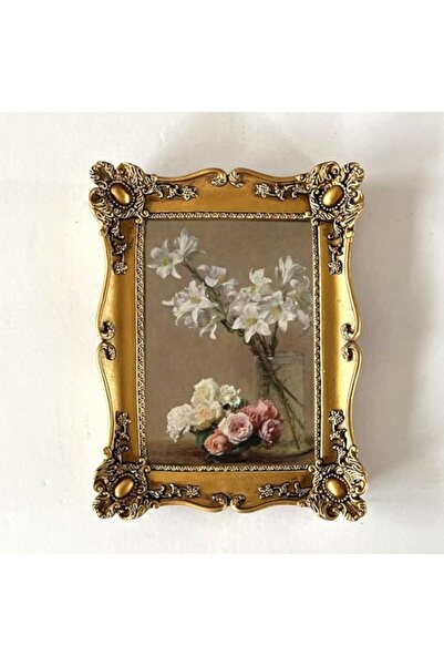 Generic إطار صور عتيق مقاس 4×6 بوصة، إطار صور عتيق لعرض سطح الطاولة بإطار من ...