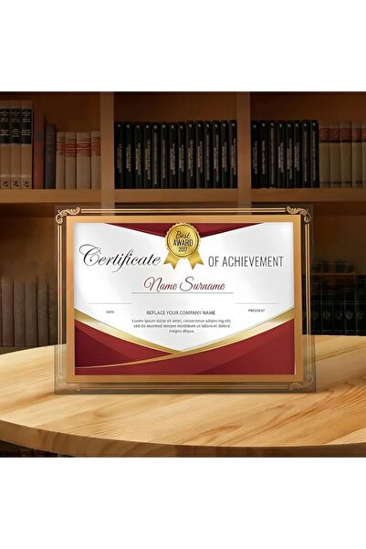 Generic Brand A4 Picture Frames Glass Photo Frame for Tabletop Picture Frame ...