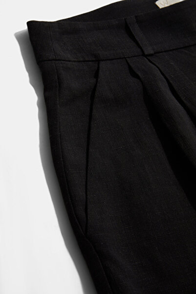 W Collection SİYAH ÇİFT PİLE ŞORT