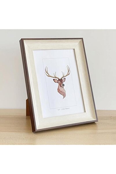 Generic مجموعة من إطارين للصور بحجم A4، 21×30 سم، إطار صورة مستطيل بسيط (حبيب...