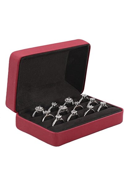 Generic Brand Portable Jewelry Rings Organizers, Ring Storage Boxes for Multi...