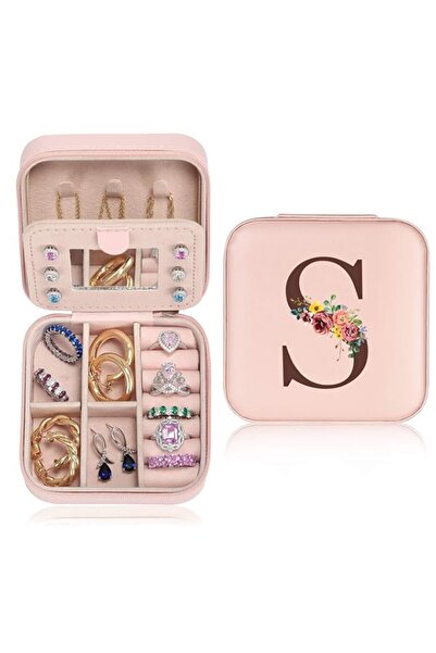 Generic صندوق مجوهرات صغير من سانزيز كوليف - منظم مجوهرات وإكسسوارات للسفر لل...