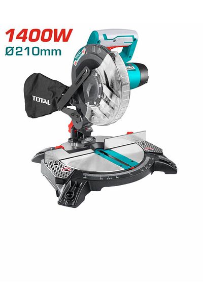 TOTAL Total TS42142101-8 210mm 1400W Fixed Angle Saw
