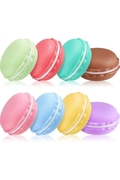 Generic علبة ماكارون عملاقة من أزوني، 8 قطع، صندوق حبوب ماكارون لطيف، صندوق ت...